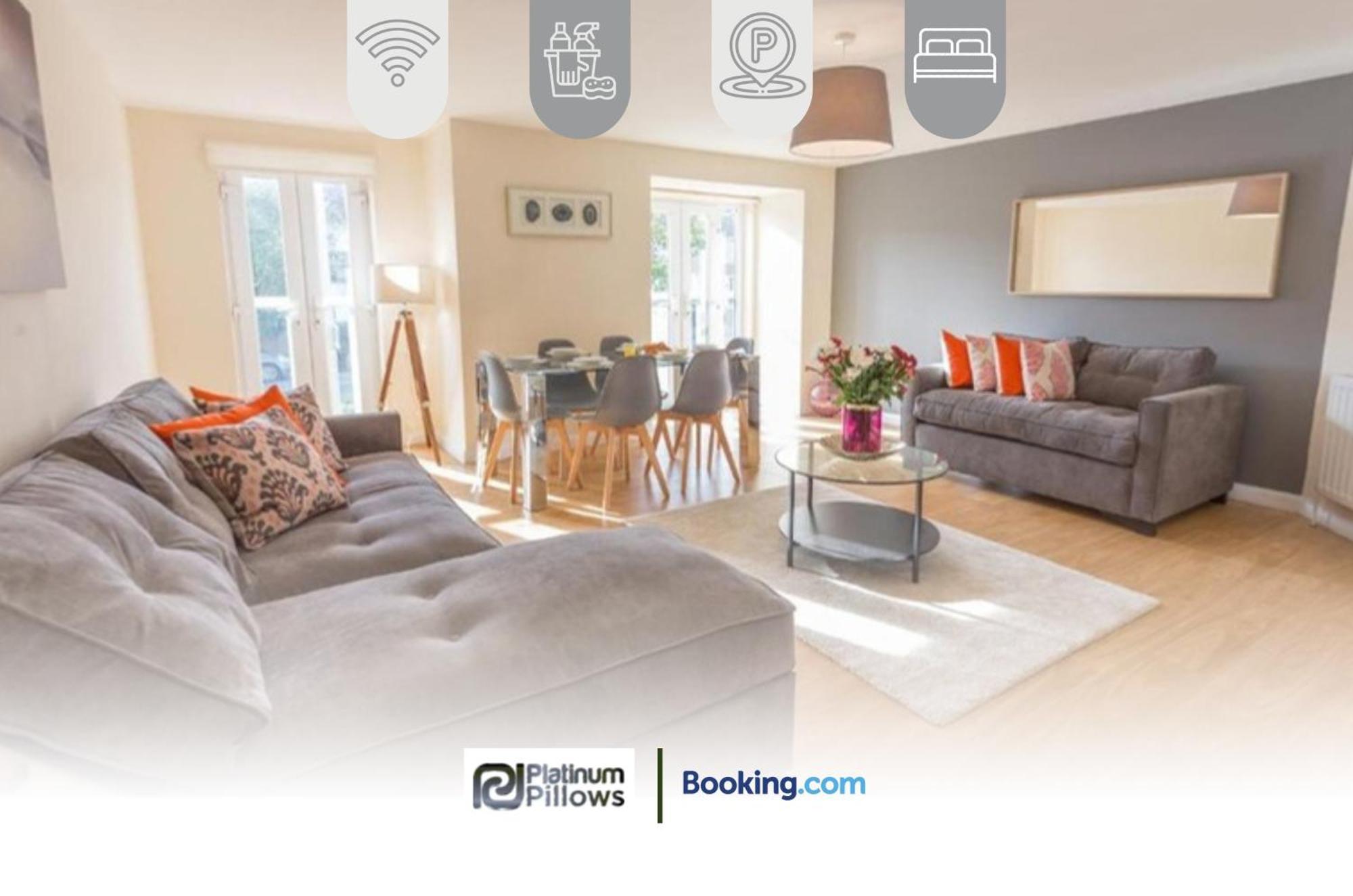 Modern Oxford 2 Bedroom Apartments, Families & Contractor Accommodation, Near John Radcliffe Hospital מראה חיצוני תמונה