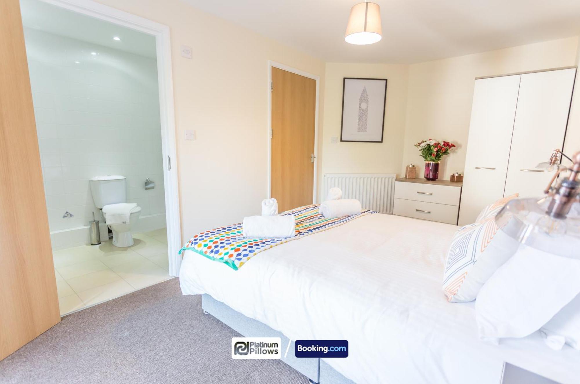 Modern Oxford 2 Bedroom Apartments, Families & Contractor Accommodation, Near John Radcliffe Hospital מראה חיצוני תמונה